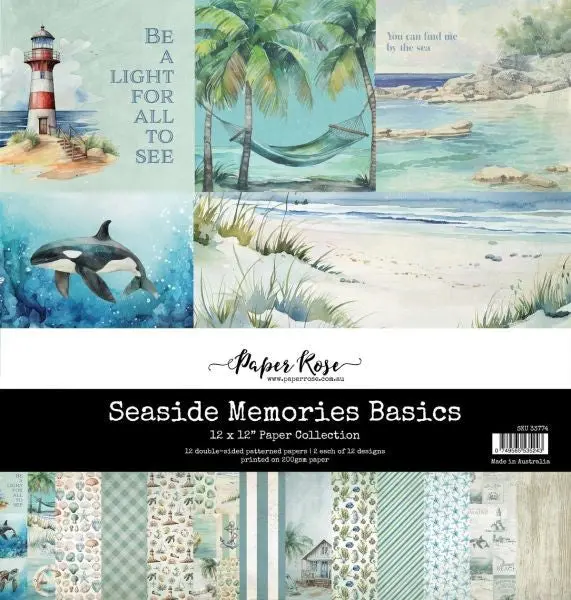 Seaside Memories - 12X12 Paper Collection - Basics 1