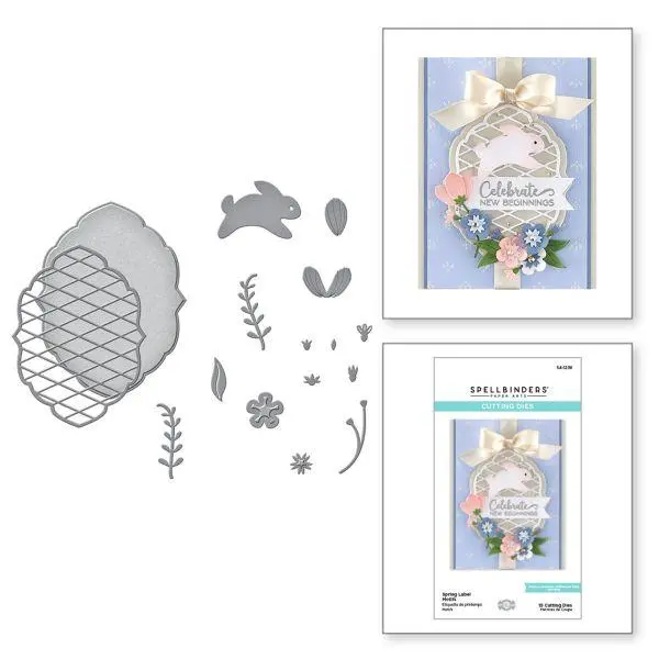 Seasonal Label Motifs Collection - Spring Label Motifs Dies 1