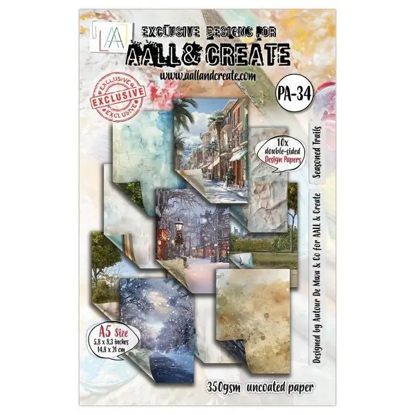 Seasoned Trails - A5 Design Paper 1