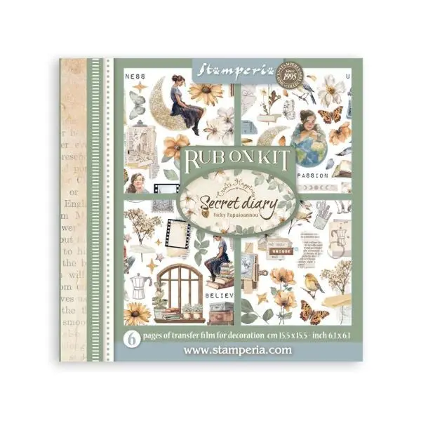 Secret Diary - Rub On Kit 1