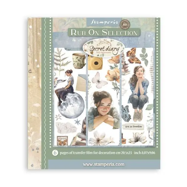 Secret Diary - Rub On Selection 1