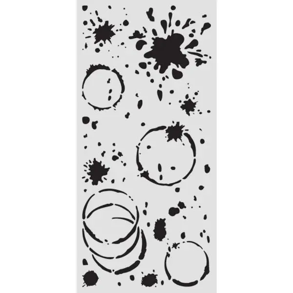 Secret Diary - Stencil - Ink Splatter 1