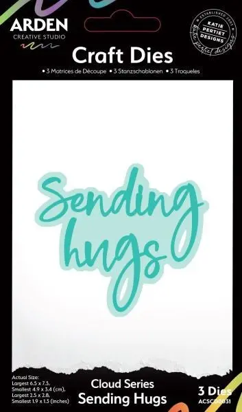 Sentiment Cloud Series - Sending Hugs - Dies 1
