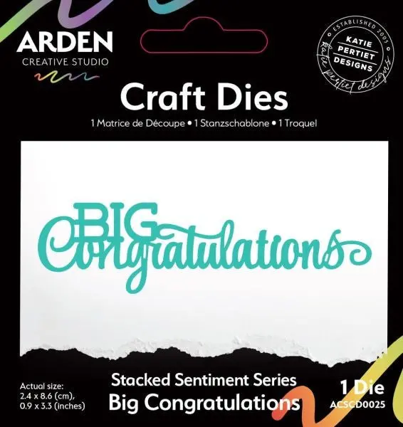 Sentiment Series - Stacked Big Congratulations 1