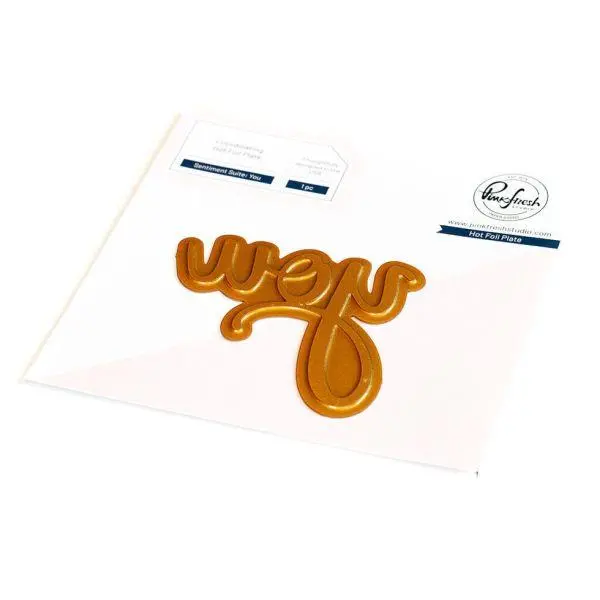 Sentiment Suite:  You - Hot Foil Plate 1