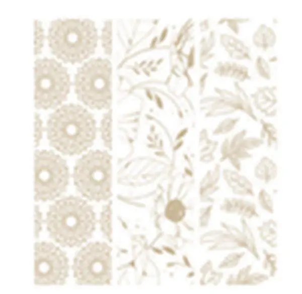 Serenade Of Autumn Collection - Foiled Vellum 6X6 Paper Pad 1