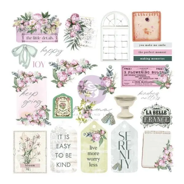 Serene Petals - Ephemera - Garden Tags 1