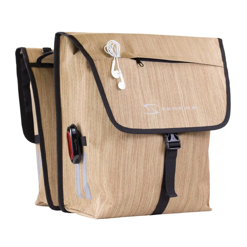 Serfas Pb-2Brn Pannier Double Bag Unisex Bike Bag 1