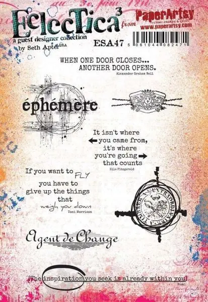 Seth Apter - #47 - Cling Stamps 1