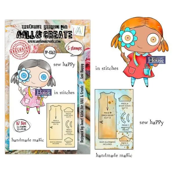 Sew Happy - Clear Stamps 1