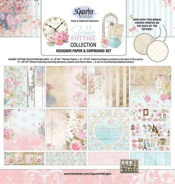 Shabby Cottage - 12X12 Collection Pack 1
