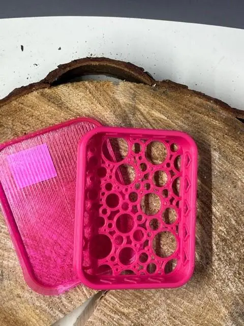 Shammy Case - Bubbles - Dark Pink 1
