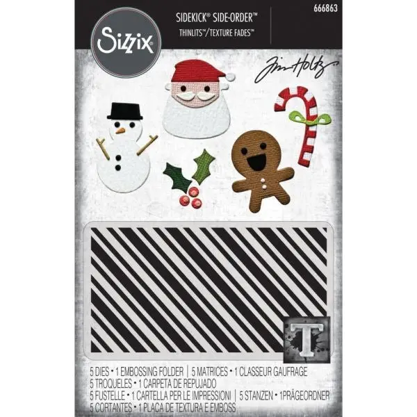 Side Order Christmas Minis - Embossing Folder & Die Set 1