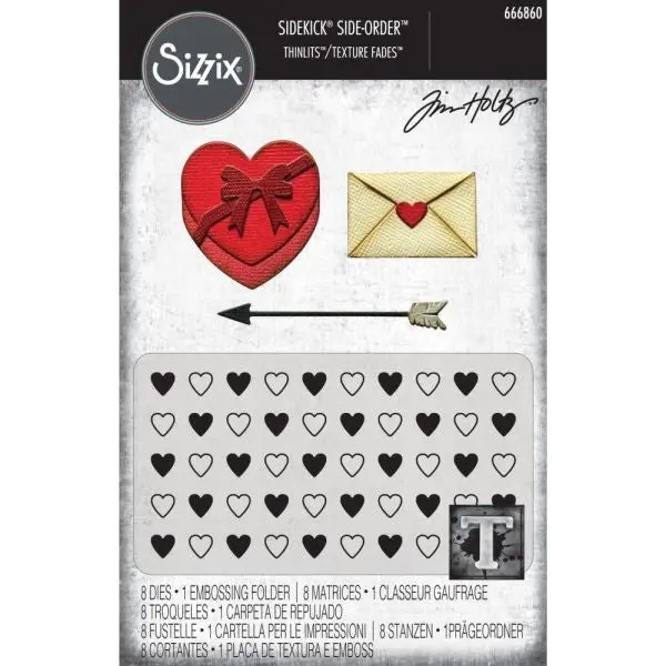 Side Order Love Notes - Embossing Folder & Die Set 1