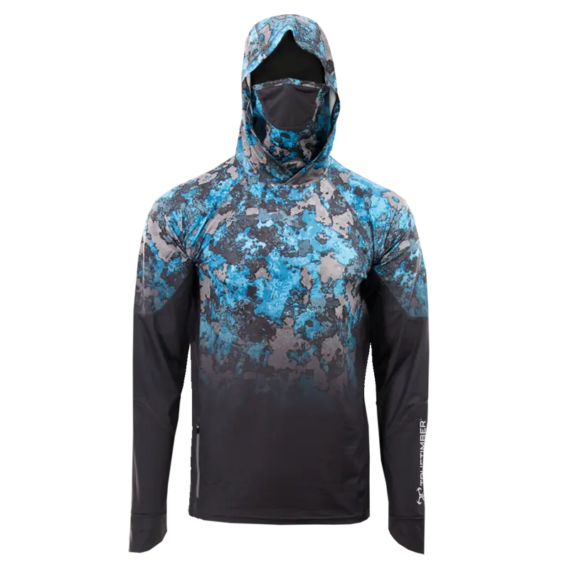 Sightcast All-In-One Gradient Hoodie - Riptide/December Sky 1
