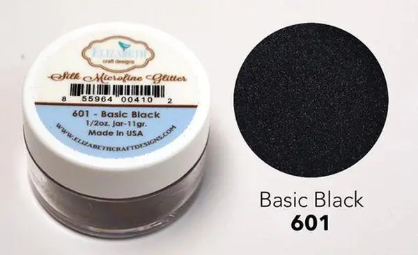 Silk Microfine Glitter - Basic Black 1
