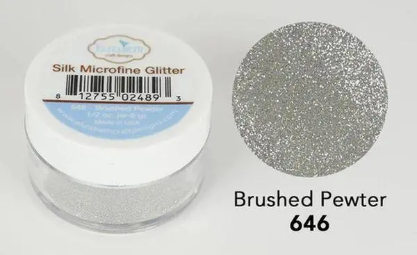 Silk Microfine Glitter - Brushed Pewter 1