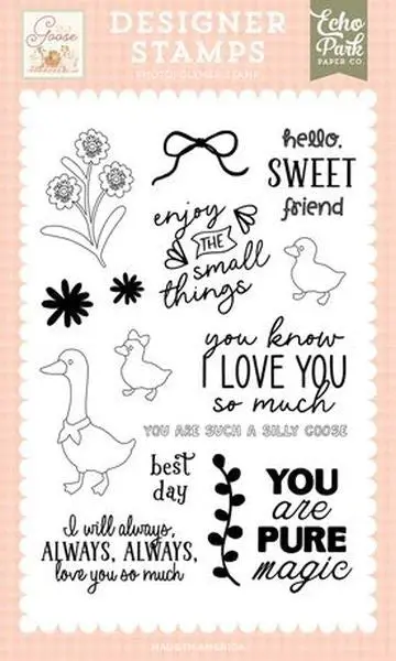 Silly Goose - Goose Family - Clear Stamps 1