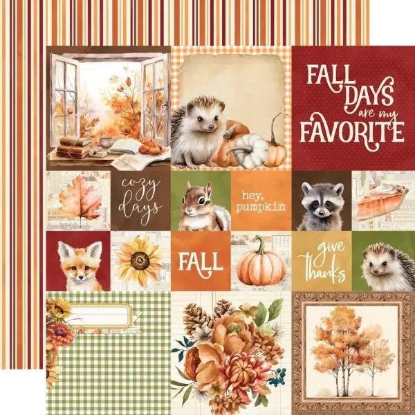 Simple Vintage Autumn Breeze - 2X2 & 4X4 Elements 1