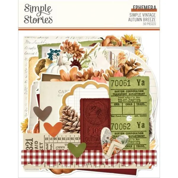 Simple Vintage Autumn Breeze - Ephemera 1