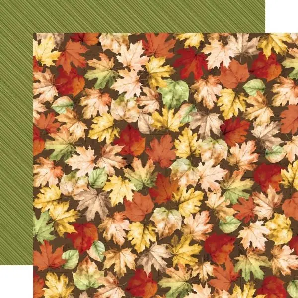 Simple Vintage Autumn Breeze - Falling Leaves 1