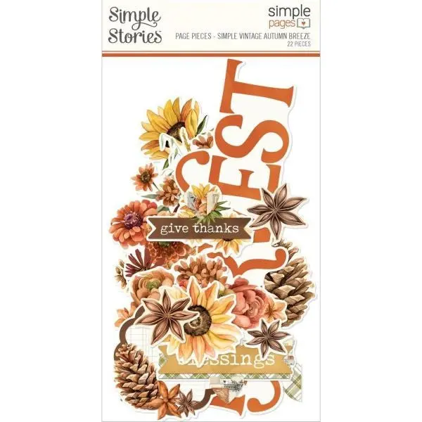 Simple Vintage Autumn Breeze - Simple Pages Page Pieces 1