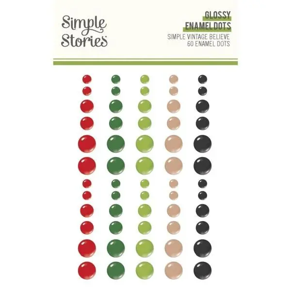 Simple Vintage Believe - Glossy Enamel Dots 1