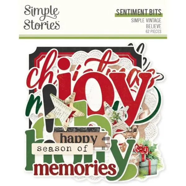 Simple Vintage Believe - Sentiments Bits & Pieces 1