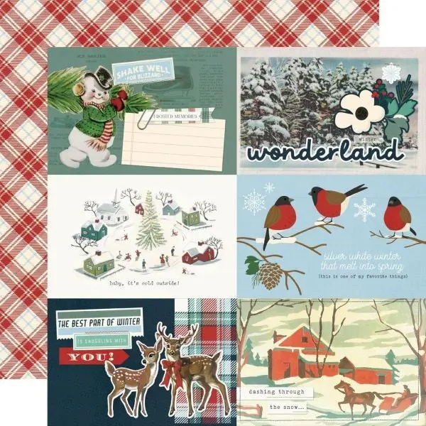Simple Vintage Flannel Season - 4X6 Elements 1
