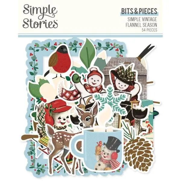 Simple Vintage Flannel Season - Bits & Pieces 1