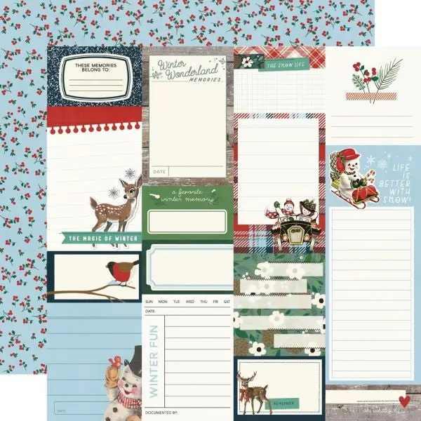 Simple Vintage Flannel Season - Journal Elements 1