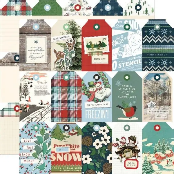 Simple Vintage Flannel Season - Tag Elements 1