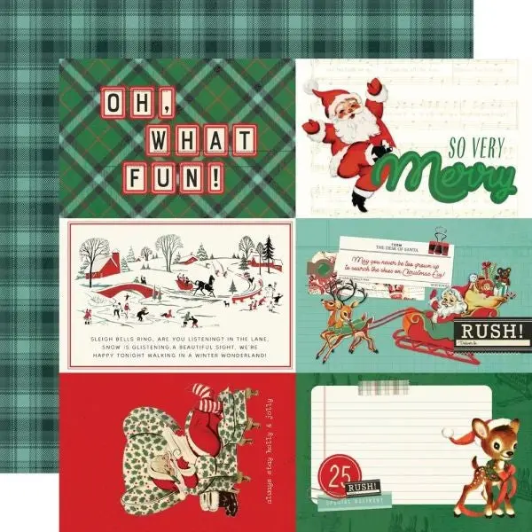Simple Vintage Holly Jolly - 4X6 Elements 1