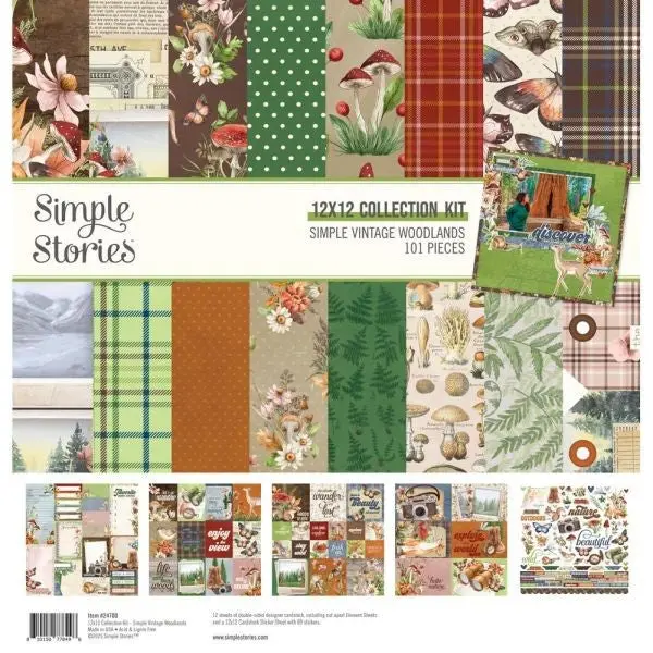Simple Vintage Woodlands - 12X12 Collection Kit 1
