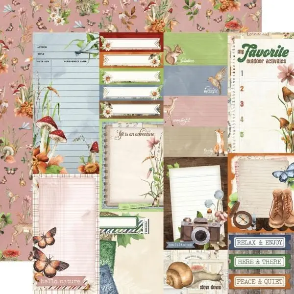 Simple Vintage Woodlands - Journal Elements 1