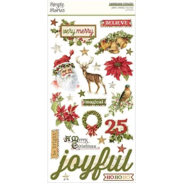 Simple Vintage Yuletide - Chipboard 1