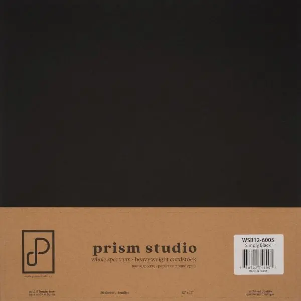 Simply Black - Cardstock 1