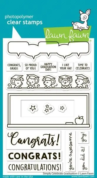 Simply Celebrate Graduation - Clear Stamps 1