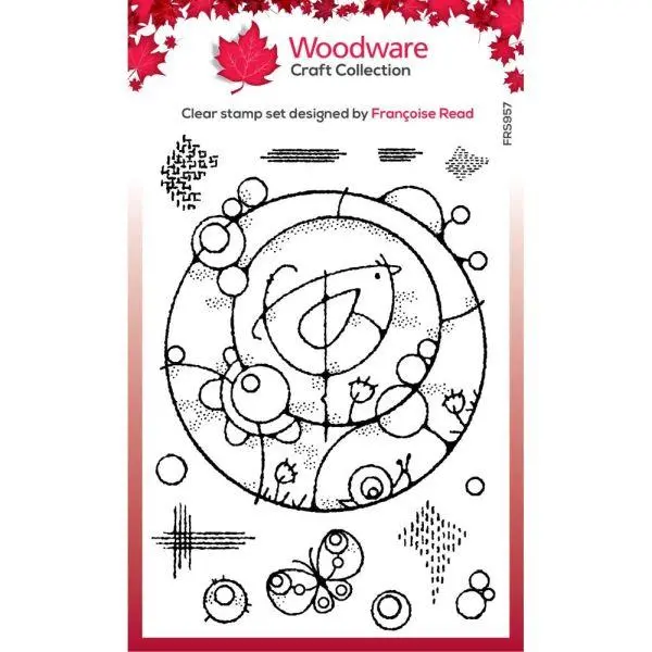 Singles Wire Bird Circle - Clear Stamps 1