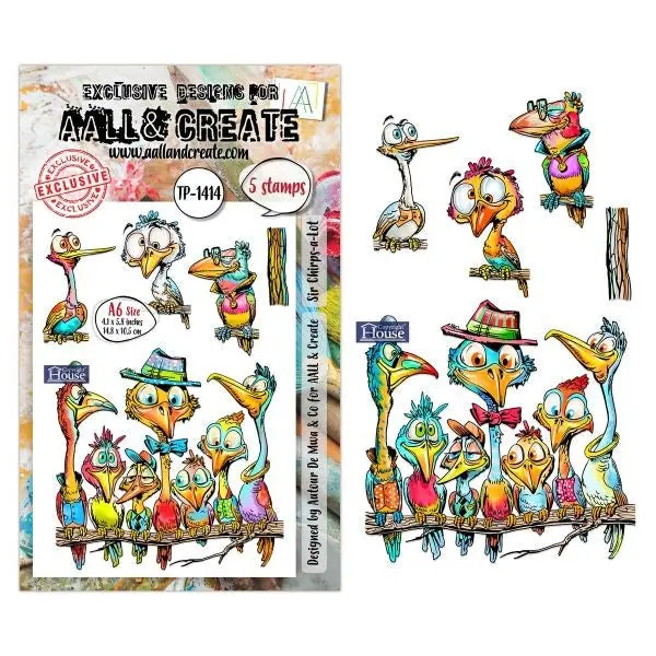 Sir Chirps-A-Lot - Clear Stamps 1