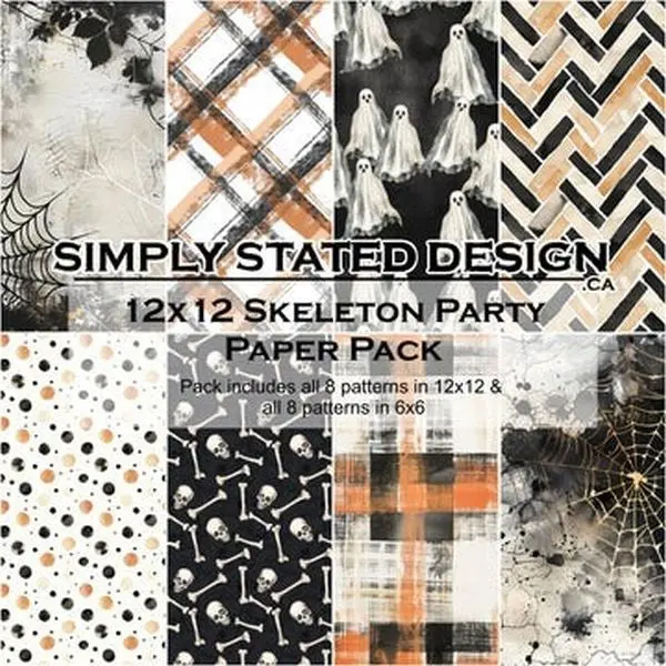 Skeleton Party - 12X12 Collection Pack 1