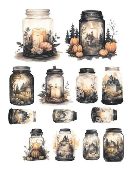 Skeleton Party - Ephemera - Jars 1