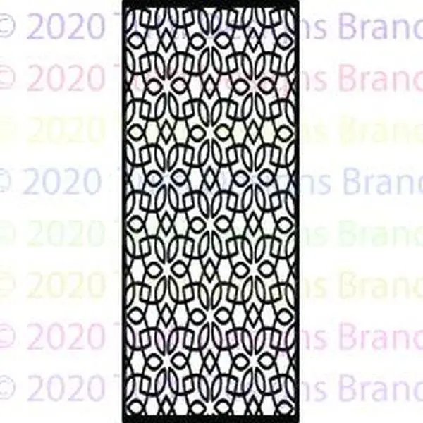 Slimline Die - Flower Background 1