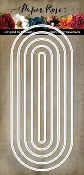 Slimline Nesting Ovals Dies 1