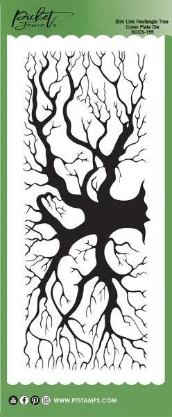Slimline Rectagle Tree Cover Plate Die 1