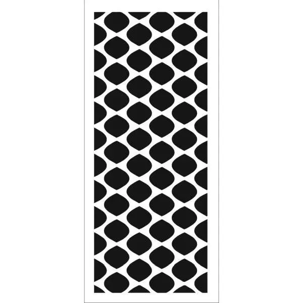 Slimline Stencil  - Fence Grid 1