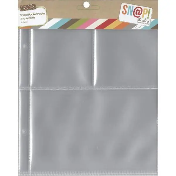 Snap Page Protectors - 3X4 & 4X6 Refills 1