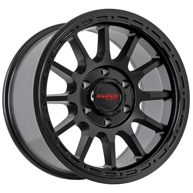 Sniper Blast - Matt Black 17X9 / 6X139.7 / -44 Offset 1