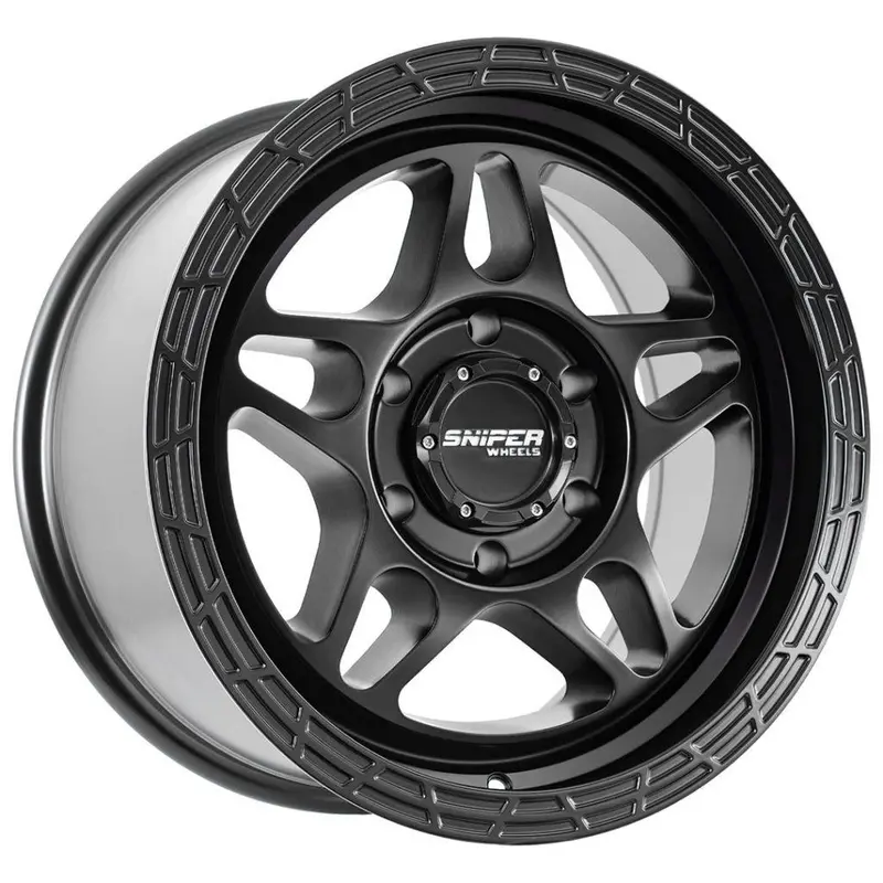 Sniper Millrad - Matt Black 17X9 / 6X139.7 / +15 Offset 1