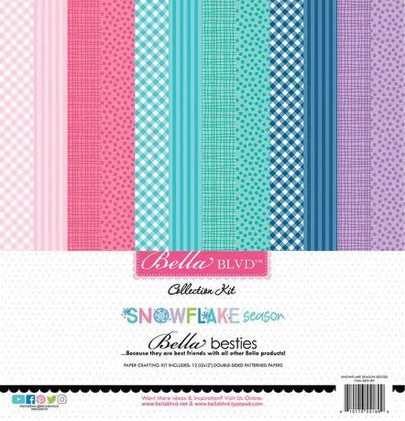 Snowflake Season - 12X12 Collection Back - Besties 1
